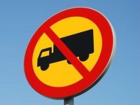Ограничение на проезд грузового транспорта